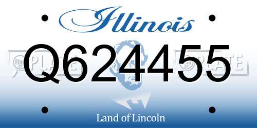 Q624455 Illinois License Plate