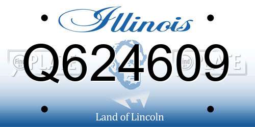 Q624609 Illinois License Plate