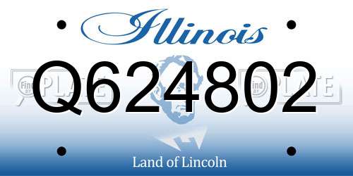 Q624802 Illinois License Plate