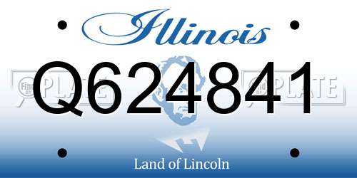 Q624841 Illinois License Plate