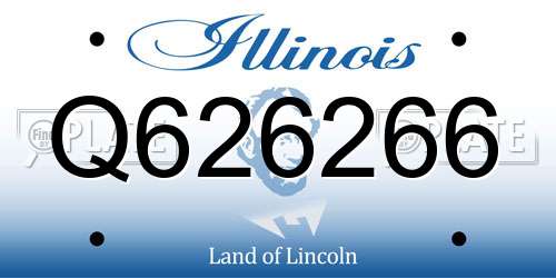 Q626266 Illinois License Plate