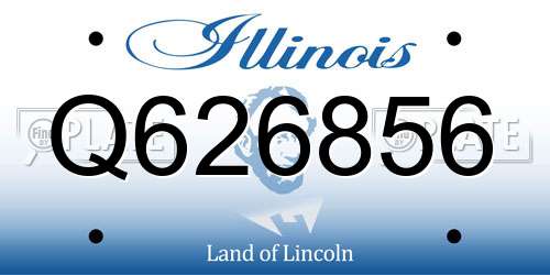 Q626856 Illinois License Plate