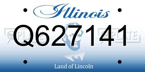 Q627141 Illinois License Plate