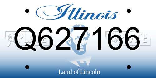 Q627166 Illinois License Plate