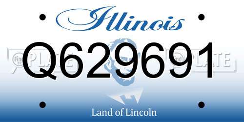 Q629691 Illinois License Plate