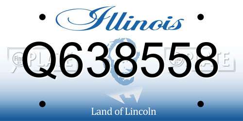 Q638558 Illinois License Plate
