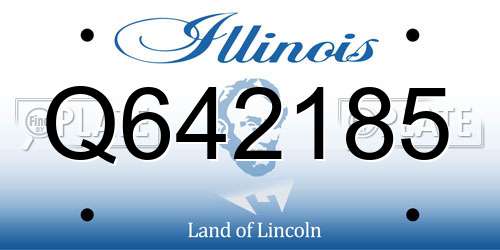 Q642185 Illinois License Plate