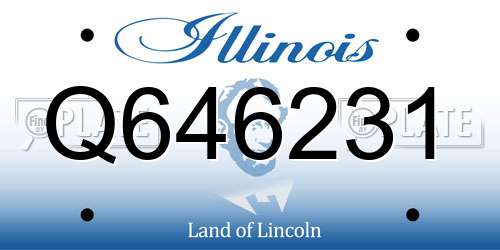 Q646231 Illinois License Plate