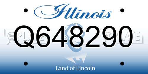 Q648290 Illinois License Plate