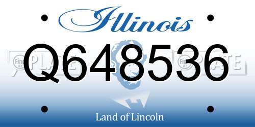 Q648536 Illinois License Plate