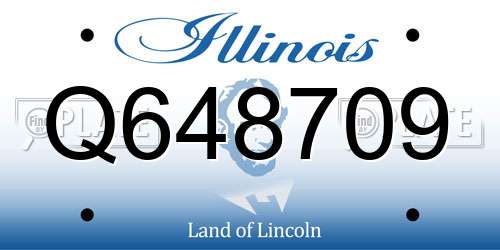 Q648709 Illinois License Plate