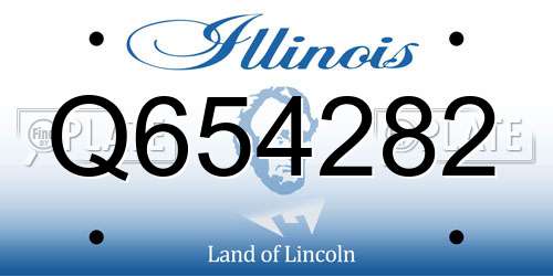 Q654282 Illinois License Plate