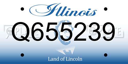 Q655239 Illinois License Plate
