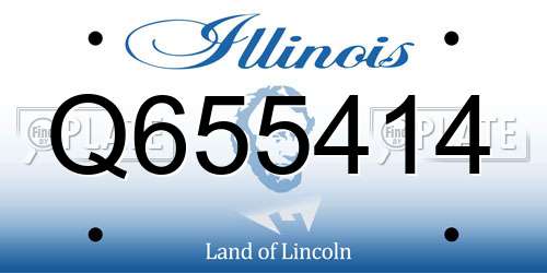 Q655414 Illinois License Plate