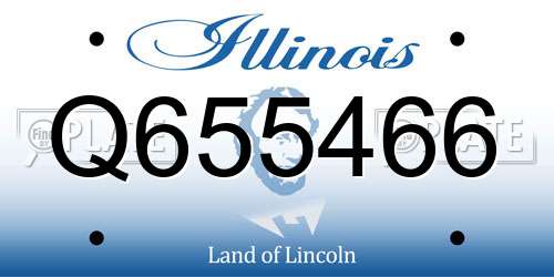 Q655466 Illinois License Plate