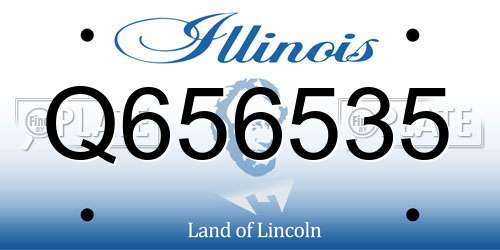 Q656535 Illinois License Plate