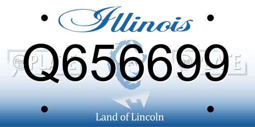 Q656699 Illinois License Plate