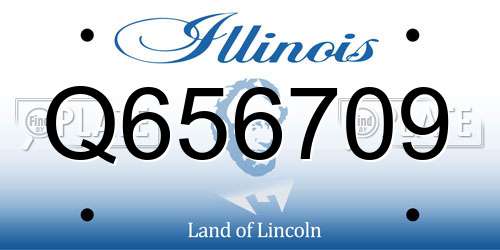 Q656709 Illinois License Plate