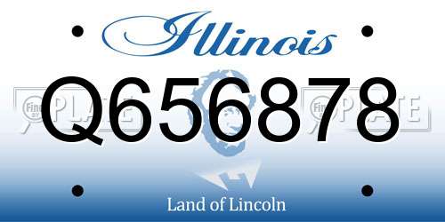 Q656878 Illinois License Plate