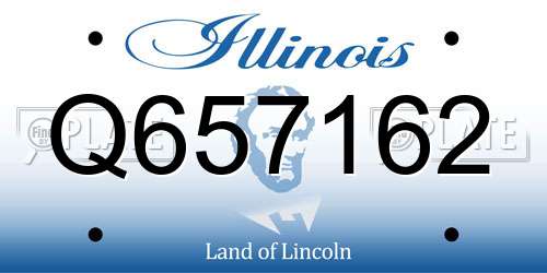 Q657162 Illinois License Plate
