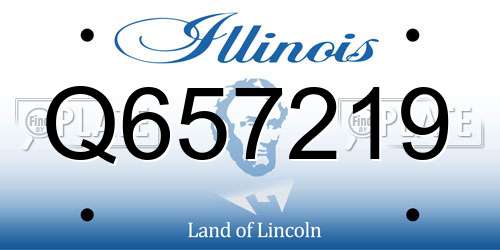 Q657219 Illinois License Plate