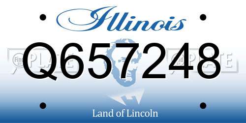 Q657248 Illinois License Plate