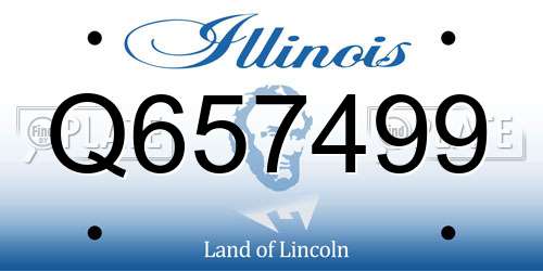 Q657499 Illinois License Plate