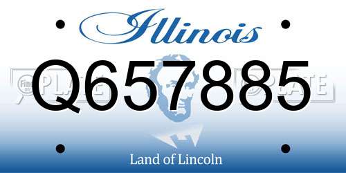Q657885 Illinois License Plate
