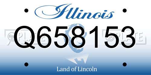 Q658153 Illinois License Plate