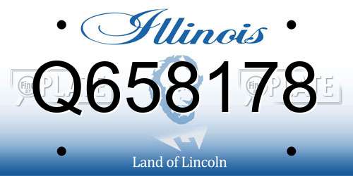 Q658178 Illinois License Plate