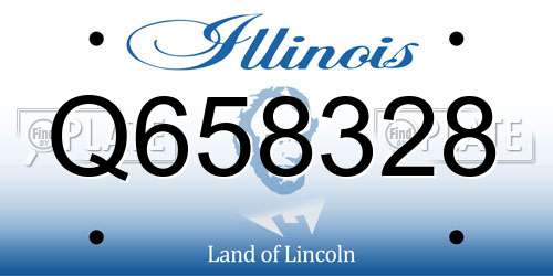 Q658328 Illinois License Plate
