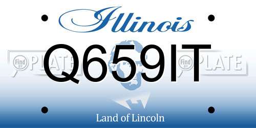 Q659IT Illinois License Plate
