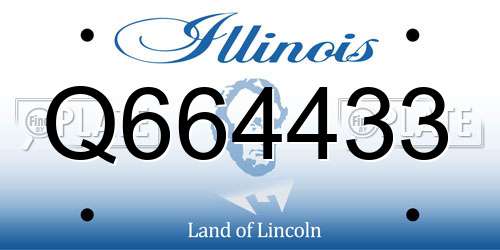 Q664433 Illinois License Plate