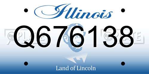 Q676138 Illinois License Plate