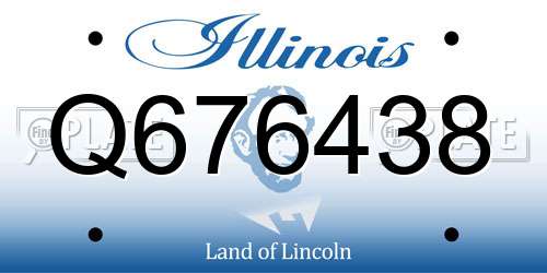 Q676438 Illinois License Plate