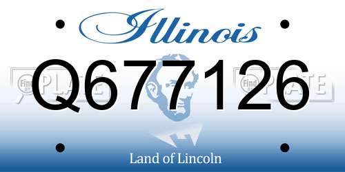 Q677126 Illinois License Plate