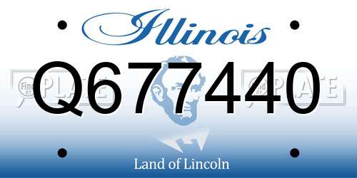 Q677440 Illinois License Plate