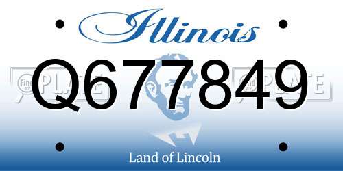 Q677849 Illinois License Plate
