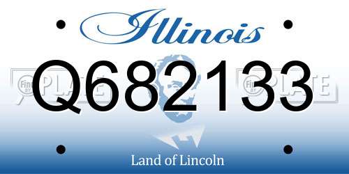 Q682133 Illinois License Plate