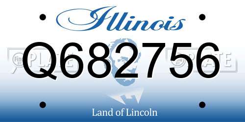 Q682756 Illinois License Plate
