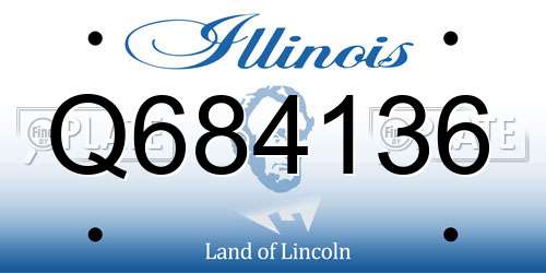 Q684136 Illinois License Plate