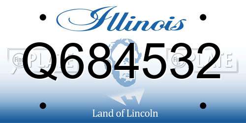 Q684532 Illinois License Plate