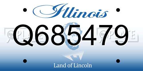 Q685479 Illinois License Plate