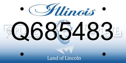 Q685483 Illinois License Plate