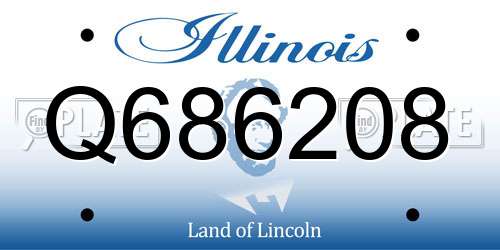 Q686208 Illinois License Plate