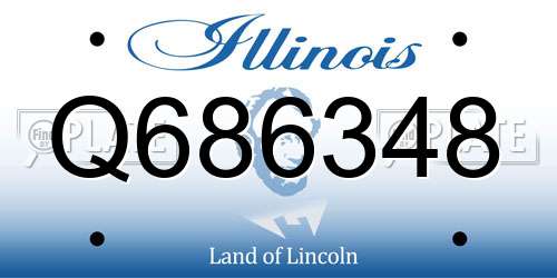 Q686348 Illinois License Plate
