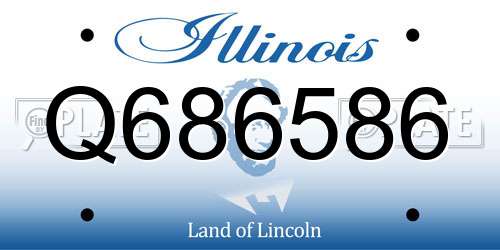 Q686586 Illinois License Plate