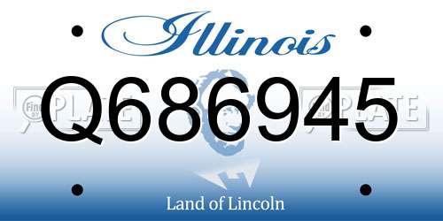 Q686945 Illinois License Plate