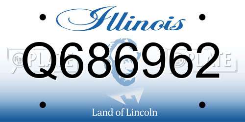 Q686962 Illinois License Plate