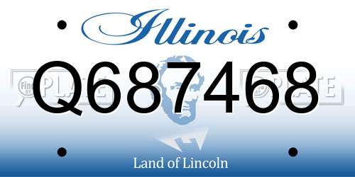 Q687468 Illinois License Plate